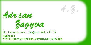 adrian zagyva business card